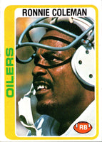 1978 Topps Ronnie Coleman #258