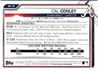2021 Bowman Draft Cal Conley #BD-70