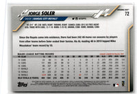 2020 Topps Opening Day Jorge Soler #72