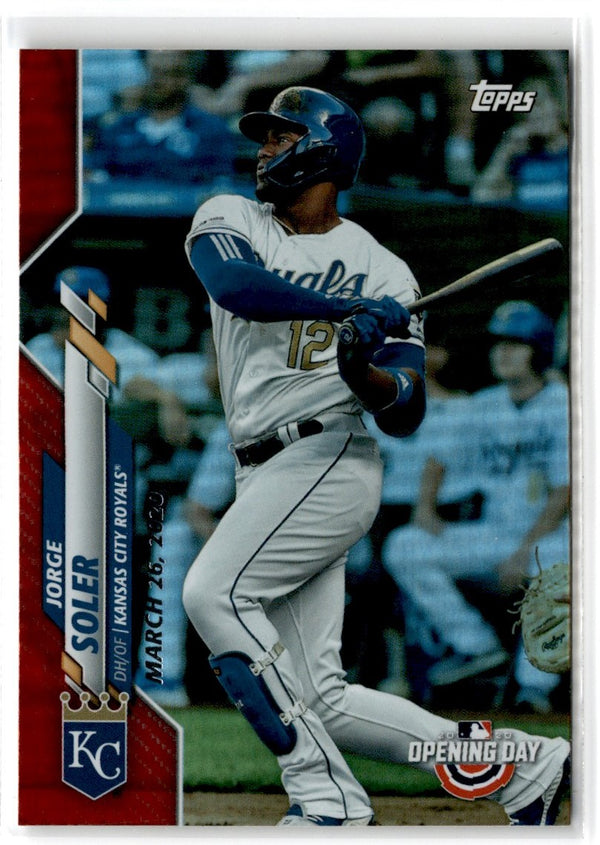 2020 Topps Opening Day Jorge Soler #72