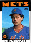 1986 Topps Brent Gaff
