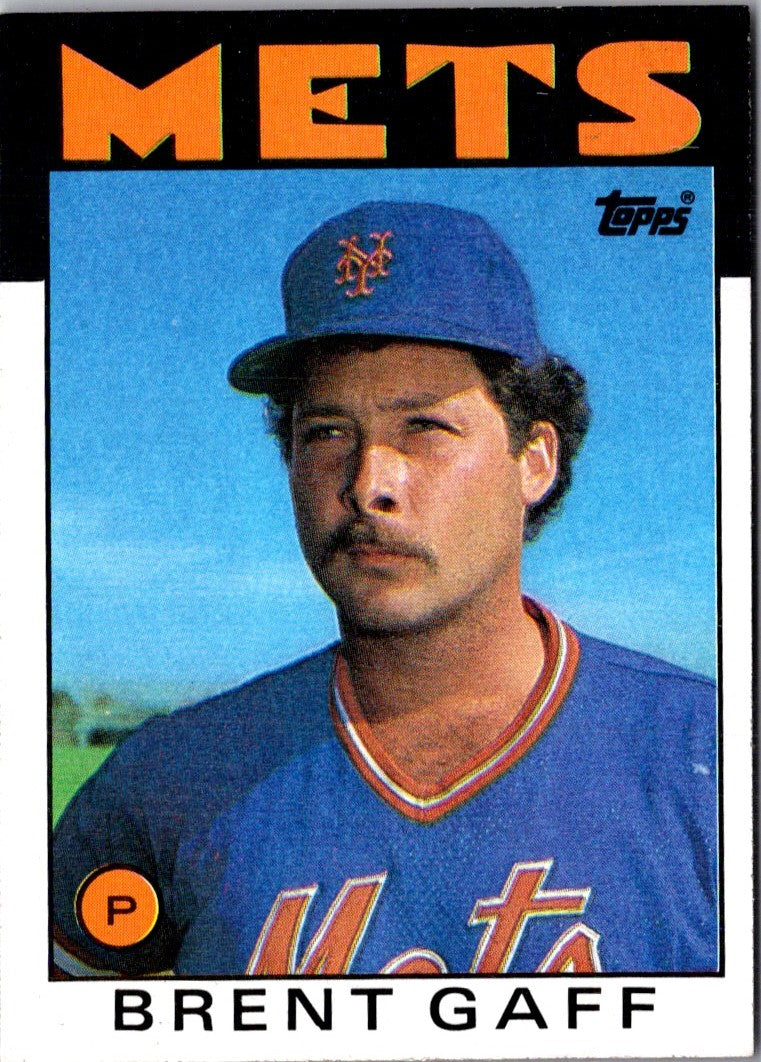 1986 Topps Brent Gaff