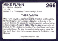 1989 Collegiate Collection Auburn Coke 580 Mike Flynn #266