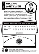 2021 Hoops Red Backs Corey Kispert