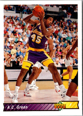 1992 Upper Deck A.C. Green #195