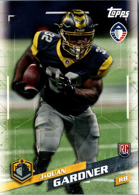 2019 Topps AAF Ja'Quan Gardner #72 Rookie