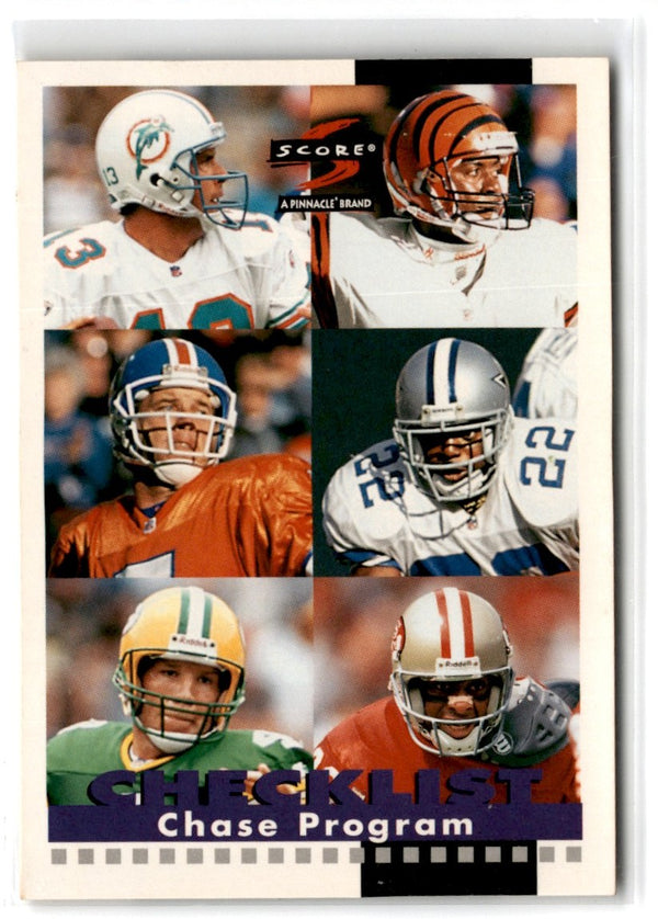 1996 Score Dan Marino/Jeff Blake/John Elway/Emmitt Smith/Brett Favre/Jerry Rice #275