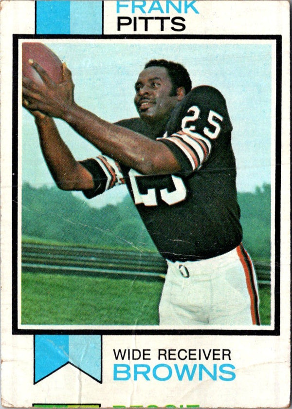 1973 Topps Frank Pitts #405 Rookie