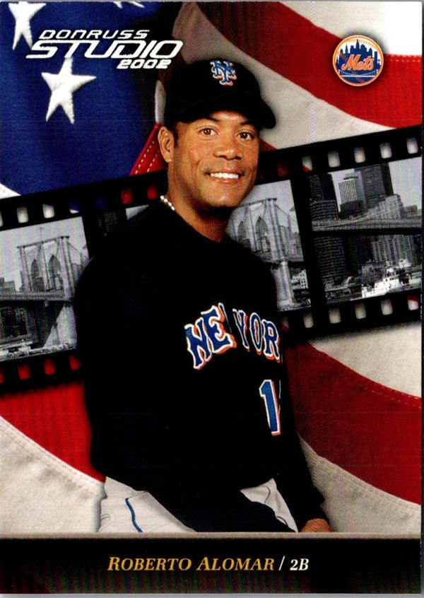 2002 Donruss Studio Samples Roberto Alomar #31