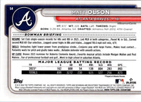 2024 Bowman Green Pattern Matt Olson #54
