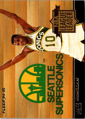 1994 Fleer NBA League Leaders Nate McMillan #2