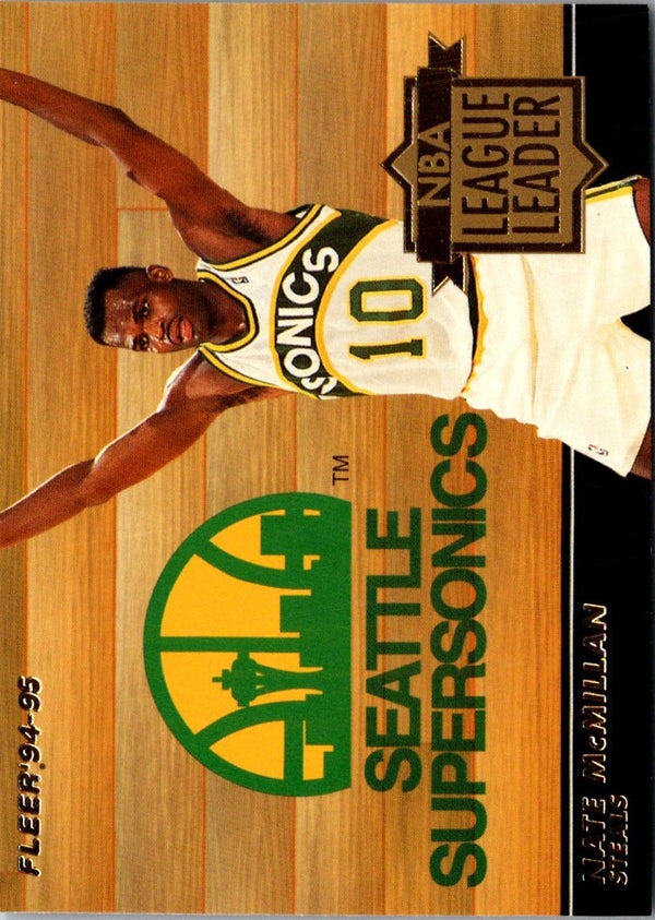 1994 Fleer NBA League Leaders Nate McMillan #2