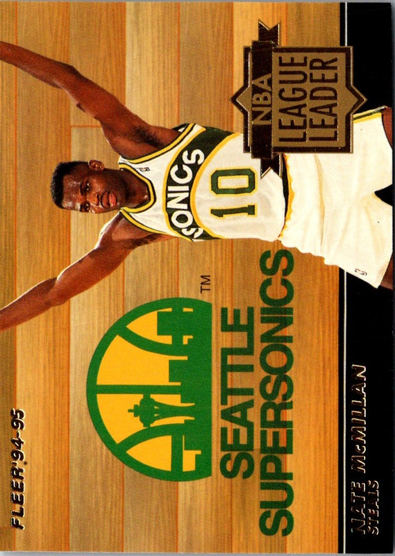 1994 Fleer NBA League Leaders Nate McMillan #2