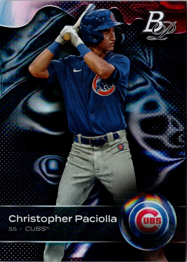 2023 Bowman Platinum Top Prospects Christopher Paciolla #TOP-83