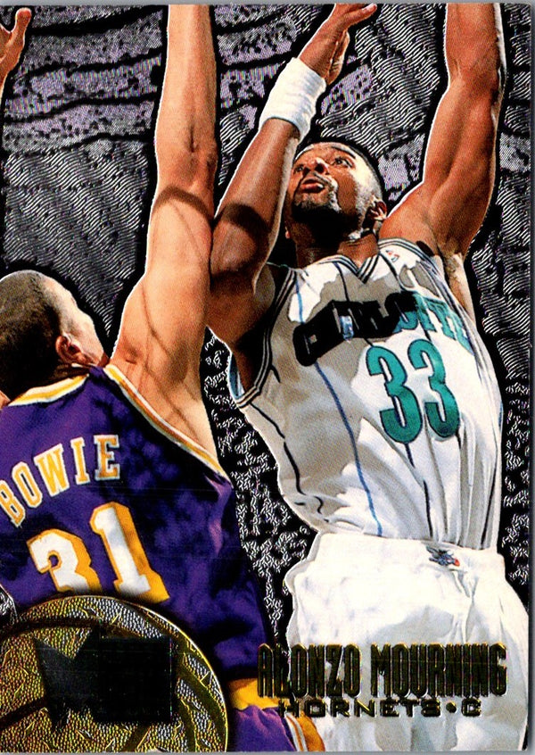 1995 Metal Silver Spotlight Alonzo Mourning #12