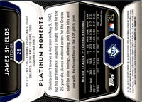 2012 Bowman Platinum James Shields #26