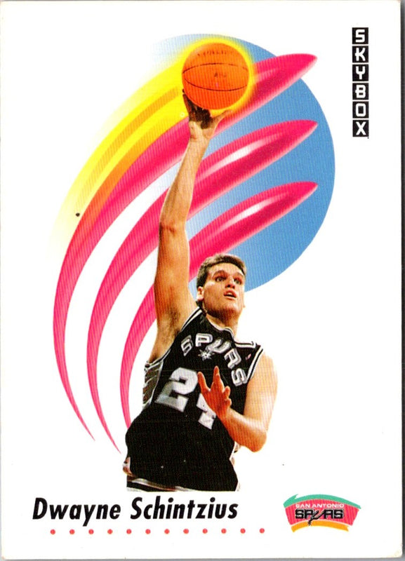 1991 SkyBox Dwayne Schintzius #262 Rookie