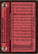 1989 Topps Jeffrey Leonard