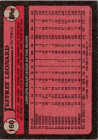 1989 Topps Jeffrey Leonard #160