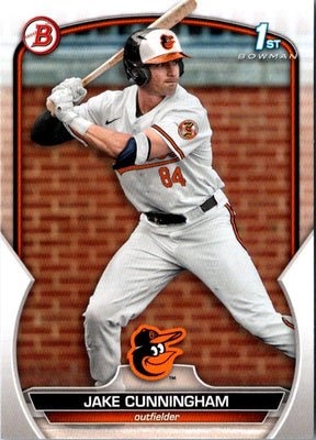 2023 Bowman Draft Jake Cunningham #BD-198 Rookie