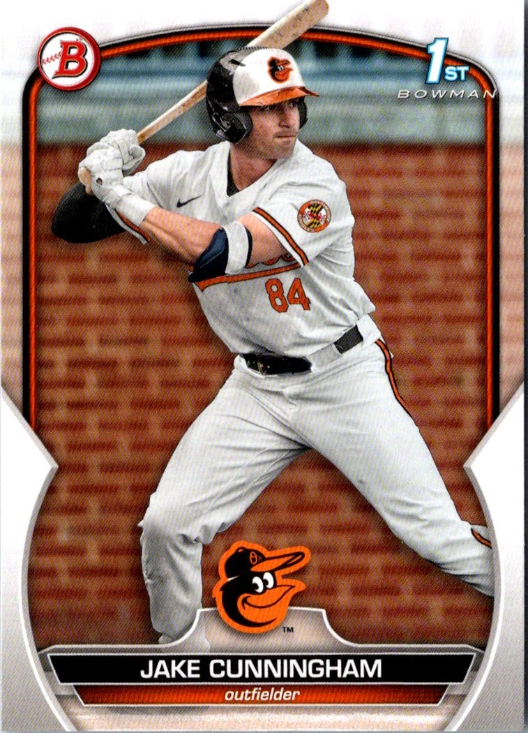 2023 Bowman Draft Jake Cunningham