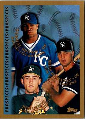 1998 Topps Ben Grieve/Dermal Brown/Brian Buchanan #255