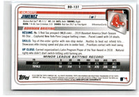 2020 Bowman Draft Sky Blue Gilberto Jimenez #BD-137 331/499