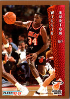 1992 Fleer Willie Burton #115
