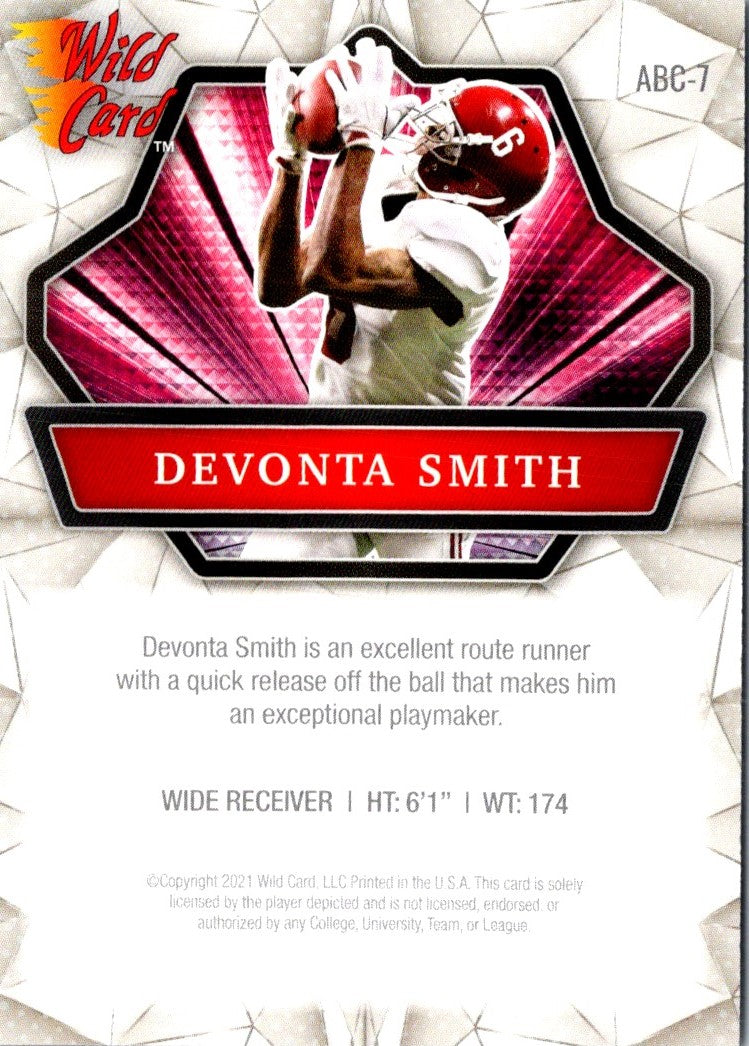 2021 Wild Card DeVonta Smith