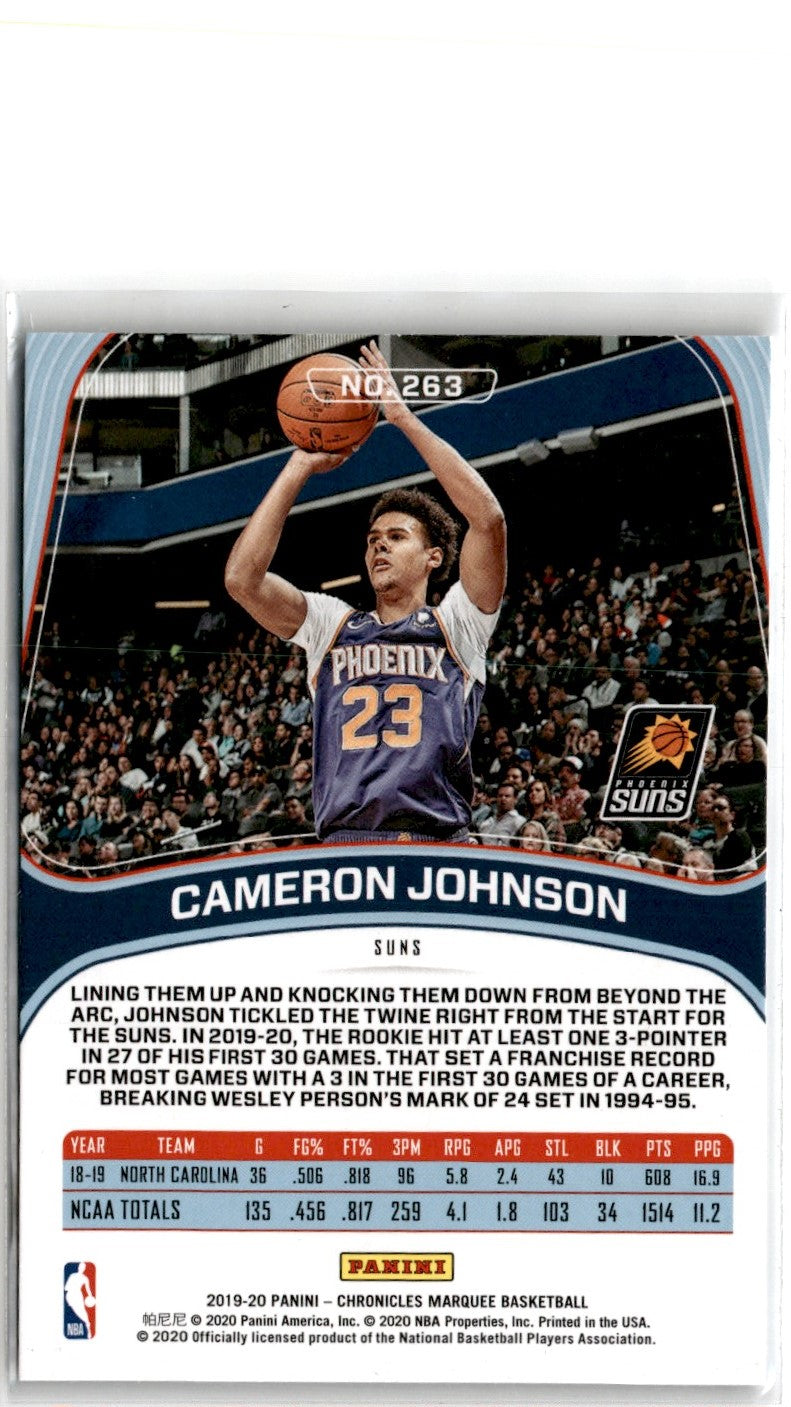 2019 Panini Chronicles Cameron Johnson