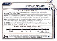 2021 Bowman Prospects Antonio Gomez #BP-82