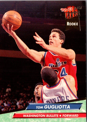 1992 Ultra Tom Gugliotta #367 Rookie