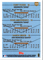 1999 Topps Corey Koskie/Doug Mientkiewicz/Damon Minor #435 Rookie