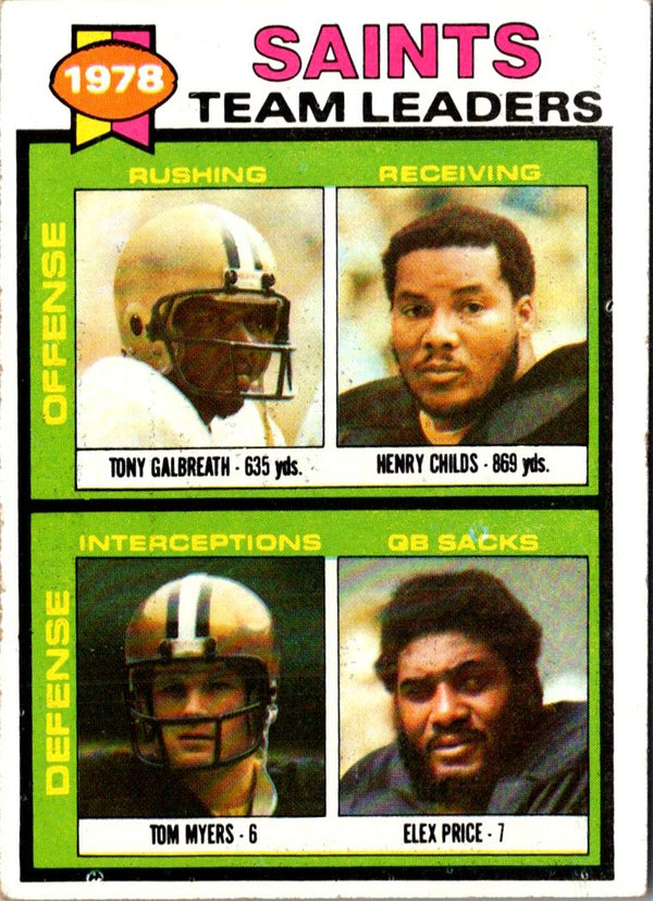 1979 Topps Saints Team Leaders #451