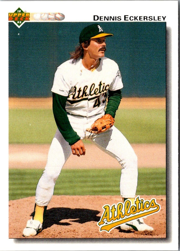 1992 Upper Deck Gold Hologram Dennis Eckersley #331