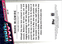 2020 Topps Update Decades' Best Blue Mark McGwire #DB-40