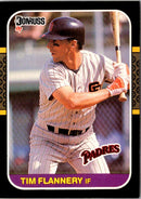 1987 Donruss Tim Flannery