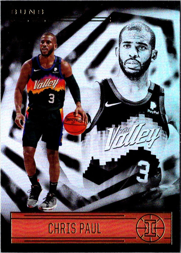 2021 Panini Spectra Asia Red Chris Paul #3