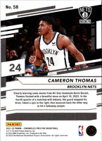 2021 Panini Chronicles Cameron Thomas #58 Rookie
