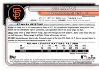 2024 Bowman Luis Matos #12