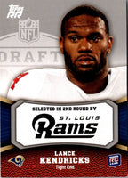 2011 Topps Rising Rookies Lance Kendricks #137 Rookie
