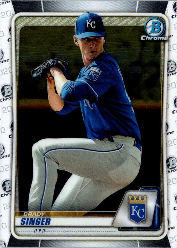 2020 Bowman Chrome Prospects Brady Singer #BCP-42