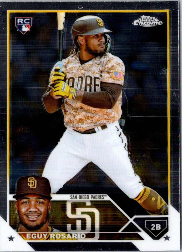 2023 Topps Chrome Eguy Rosario #184 Rookie