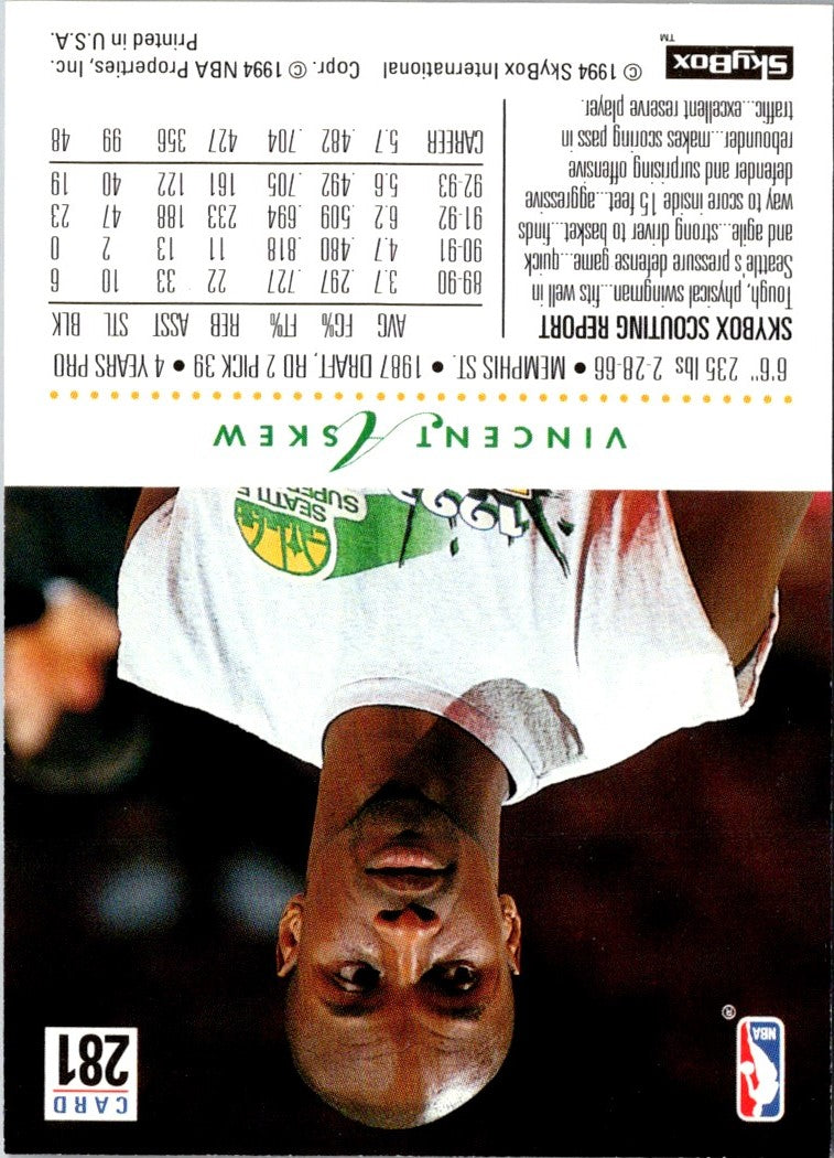1993 SkyBox Vincent Askew