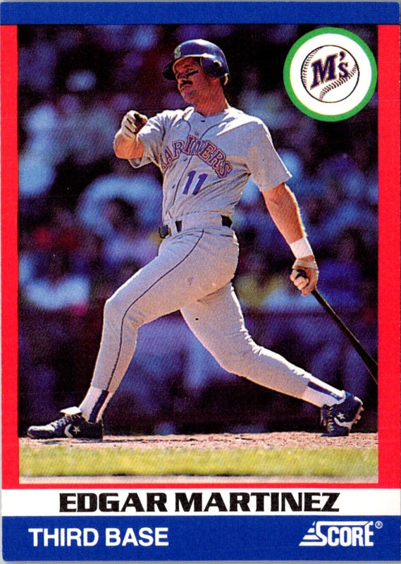 1991 Score 100 Superstars Edgar Martinez #17