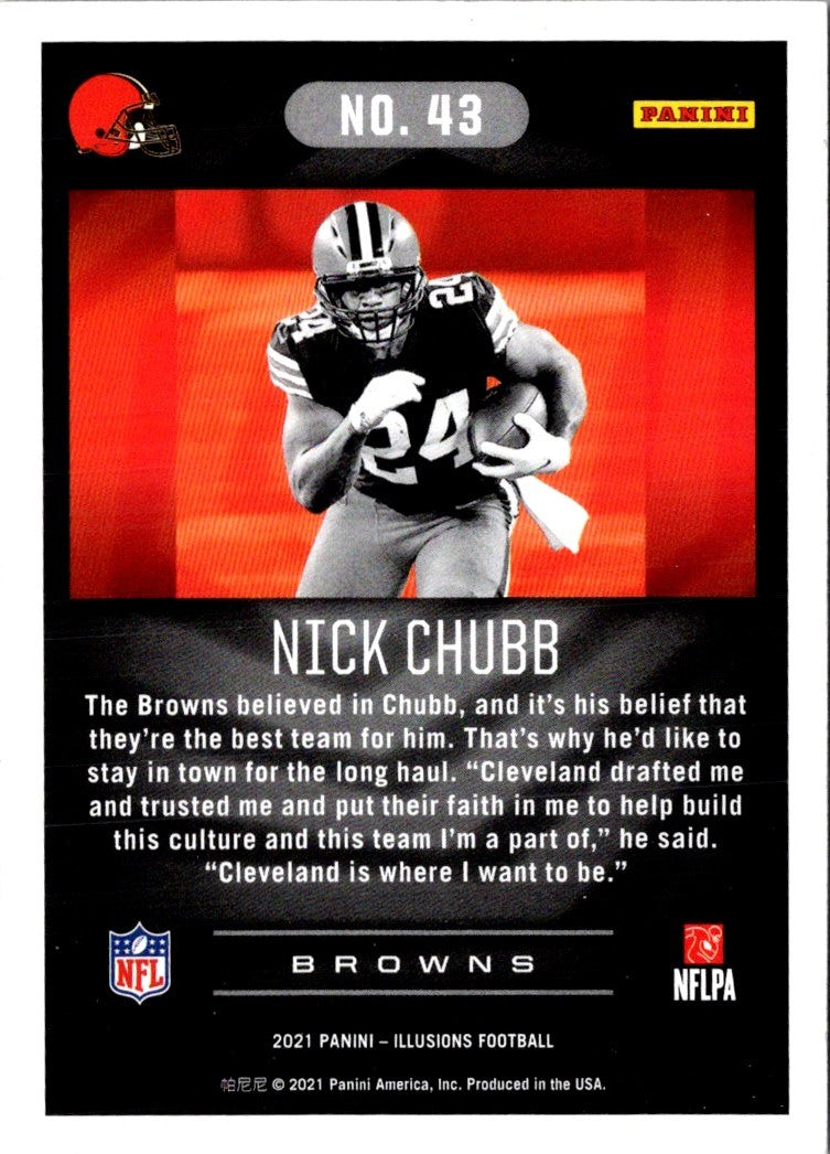 2021 Panini Illusions Nick Chubb