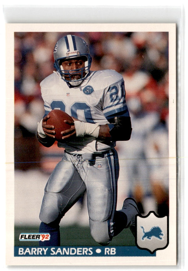 1992 Fleer Barry Sanders #123