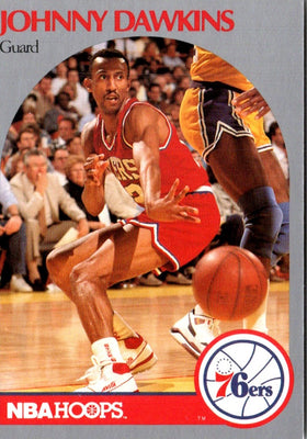 1990 Hoops Team Night Philadelphia 76ers Johnny Dawkins #NNO