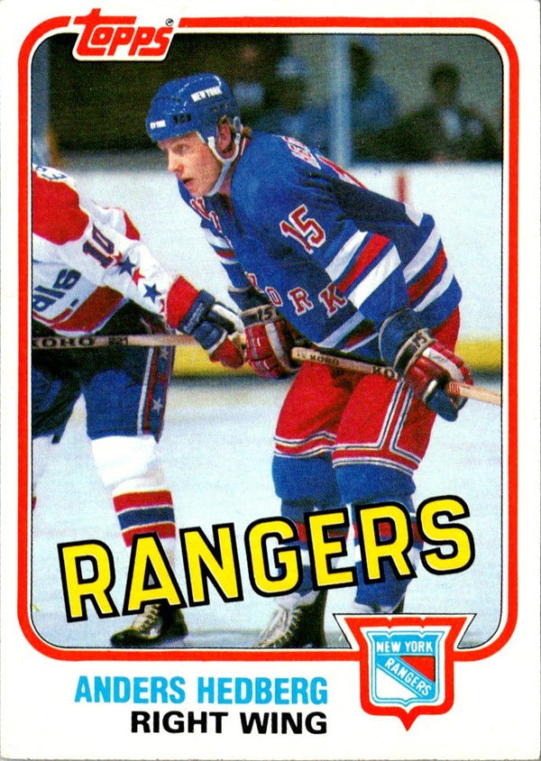 1981 O-Pee-Chee Anders Hedberg #225