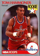 1990 Hoops Team Night Washington Bullets Tom Hammonds